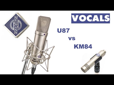 Neumann U87 vs KM84 on vocals