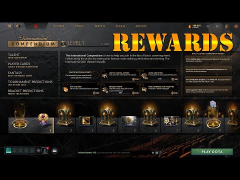 DOTA 2 NEW COMPENDIUM UPDATE SKINS AND REWARDS