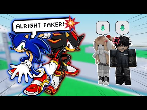 SONIC and SHADOW TAKE OVER ROBLOX VOICE CHAT