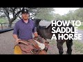 HOW TO SADDLE A HORSE WESTERN ENGLISH