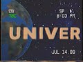 Universal Pictures Logo (July 14, 1989) (RARE PROTOTYPE!) (NEVER SEEN BEFORE)