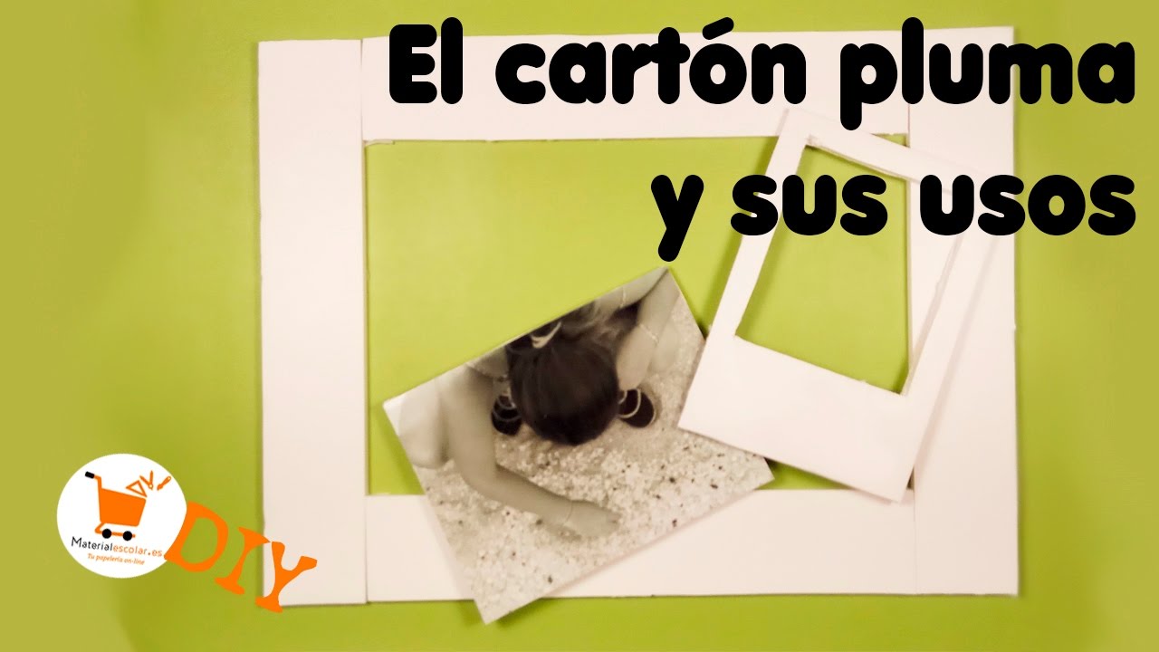 ¿Qué es el cartón pluma ¿Para qué se usa - Materialescolar.es