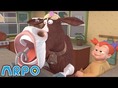 Nem que a vaca tussa 🐮 ARPO o Robô em Português | Desenho Animados