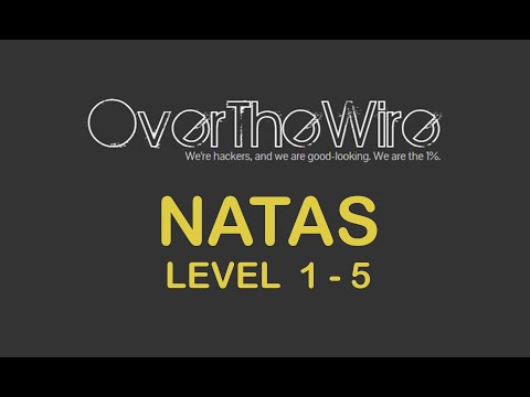 OverTheWire NATAS Level 1-5 full walkthrough #151