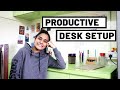 New Desk Setup  | Productive study space  | Exploring dreams
