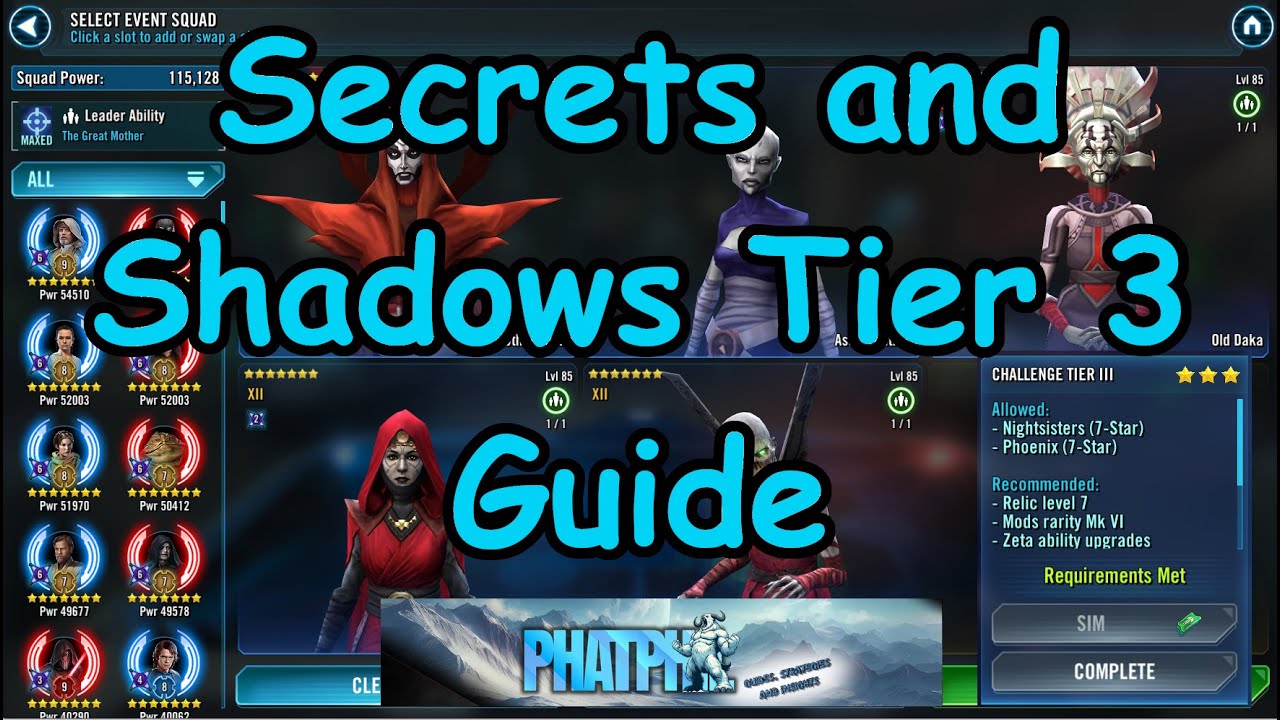 Secrets and Shadows Challenge Tier 3 - Only Need Relics on Daka