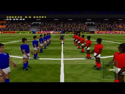 Actua Soccer Cup 2 Round Highlights (PSX Gameplay HD)