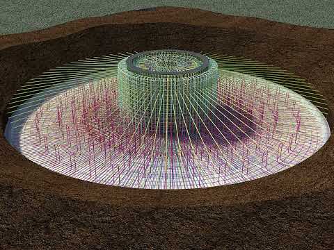 Wind Turbine Foundation Rebar
