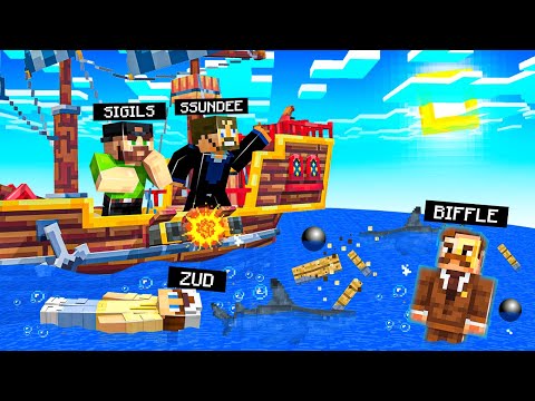 Pirate War Battle Royale in Minecraft!