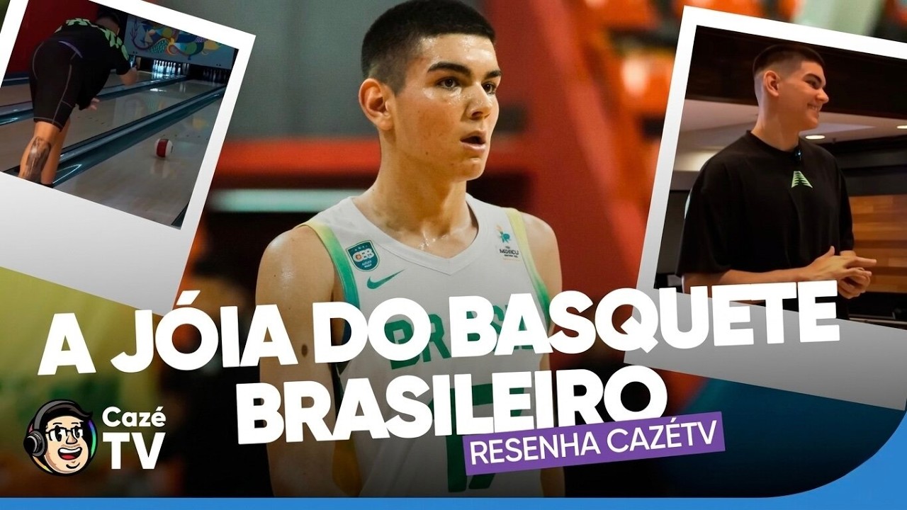 MATHIAS ALESSANCO, A JOIA DO BASQUETE, É DESAFIADO NO BOLICHE! | RESENHA CAZÉTV