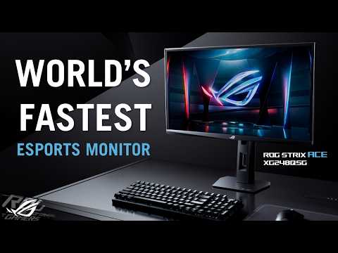 World's Fastest Esports Monitor - ROG Strix XG248QSG Ace