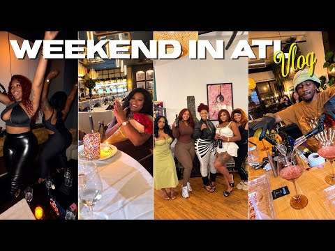 ATL VLOG | 48 hrs In Atlanta • Libra Bday Bash • Wine Making Class • We Outsideeeee | Gina Jyneen