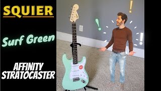 Video thumbnail for 2020 SURF GREEN Squier Affinity Stratocaster: Good beginner guitar? Viable for seasoned players? by Daniel Townsend
