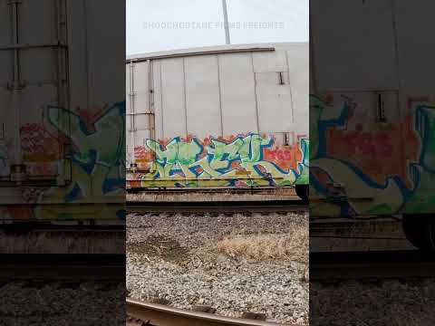 Arek Scum Bleak Walt - Rolling Freight Train Graffiti - South Chicago-  #shorts