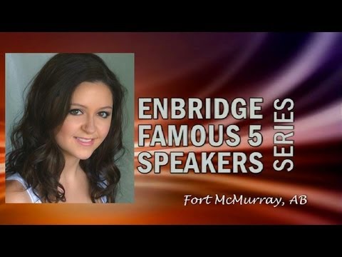 Enbridge Famous 5 Keynote Speaker Danielle Lowe - Finding Your Passion