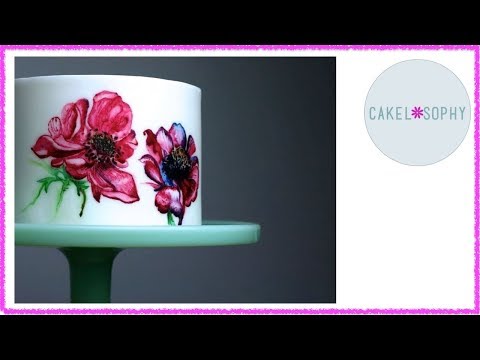 Painting Flowers on Cake: If you Love it, You NEED to see this Demo!