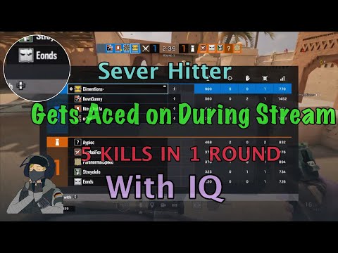 Ace Clutch Against Server Hitters-Console Diamond -Rainbow 6 siege