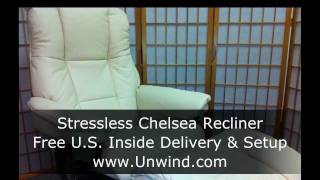 preview picture of video 'Ekornes Chelsea Recliner in Cream Batick- Enjoy White Glove Delivery'