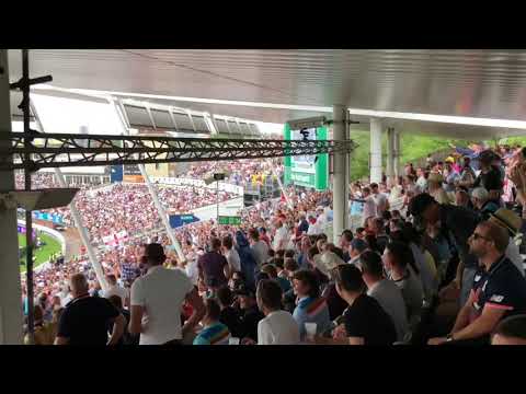 The Convict Song - Barmy Army fans in the Ashes Hollies, Edgbaston