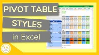 How to Change the Pivot Table Style in Excel - Tutorial