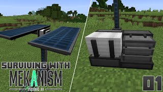 Surviving With Mekanism v10 :: E01 - Getting Started &amp; Basic Power Generation