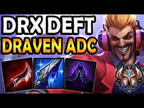 Deft DRAVEN vs JHIN [ ADC ] Korea Challenger Patch 10.18 ✔️