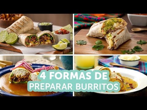 4 formas de preparar burritos | Recetas kiwilimón