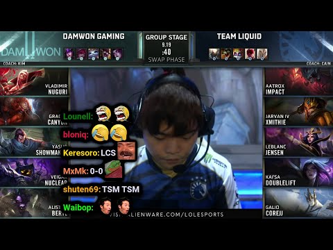 DWG vs TL | 2019 Worlds Groups Day 1 | Twitch VOD with Chat