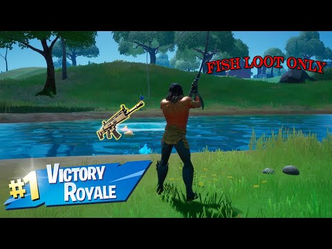 Aquaman challenge in Fortnite...(Fish Loot Only)