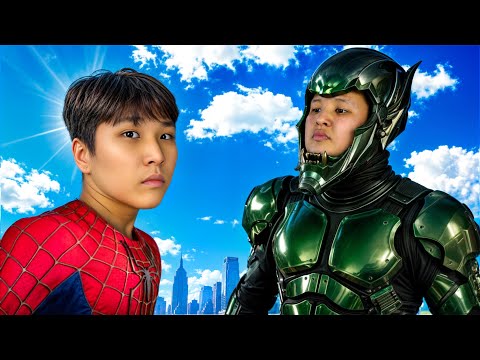 ӨРМЕКШІ АДАМ🕷️VS ЖАСЫЛ ГОБЛИН😱КІМ ЖЕҢДІ? МИНИ-ФИЛЬМ🎬 2-БӨЛІМ!