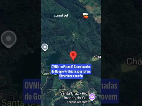 OVNIs no Paraná? Coordenadas do Google viralizam após jovem filmar luzes no céu