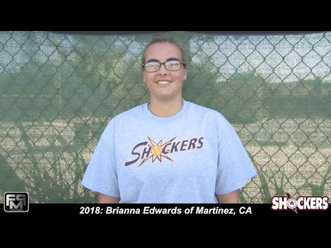 2018 Brianna Edwards Pitcher Softball Skills Video - Norcal Shockers