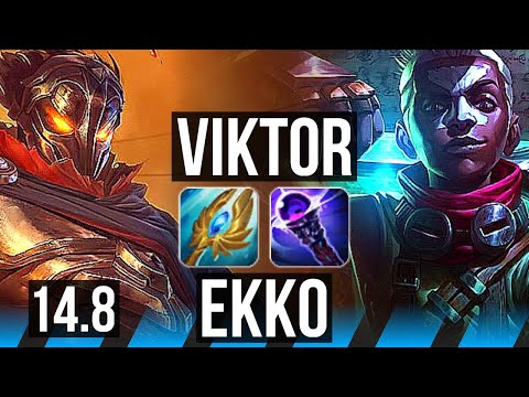 VIKTOR vs EKKO (MID) | 10/3/13, 500+ games, Dominating | EUW Diamond | 14.8