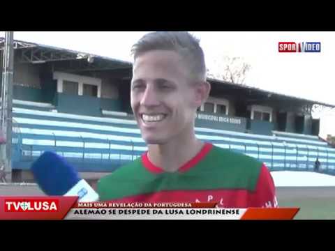 ZAGUEIRO ALEMÃO SE DESPEDE DA LUSA LONDRINENSE.