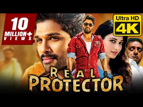 Real Protector (4K ULTRA HD) Superhit Action Hindi Dubbed Full Movie | Allu Arjun, Tamannaah