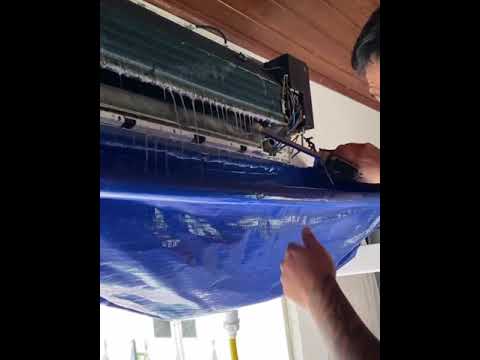 Limpeza de ar-condicionado split
