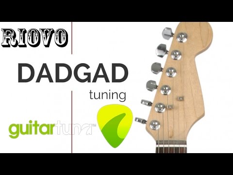 How to Tune Your Guitar into DADGAD Tuning using Guitar Tuna App (iOS and Android) FOR FREE | Riovo