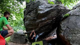 Video thumbnail of Lo scempio, 7b. Cimaganda