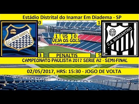 CAMPEONATO PAULISTA 2017 SERIE A2 ÁGUA SANTA 1 (3...
