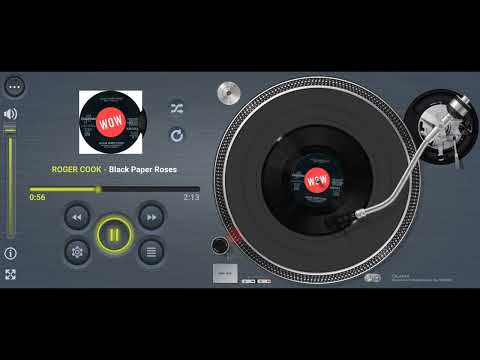 ROGER JAMES COOKE Black Paper Roses