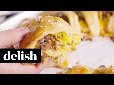 Cheeseburger Crescent Ring | Delish