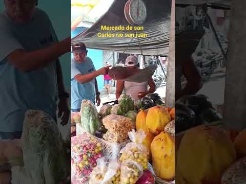 un recorrido por el corazón del mercado de  rio san juan #mercado #sancarlos#nicaragua