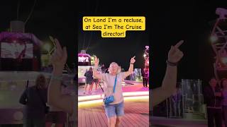 On Land I’m a recluse, on 🚢 Cruise Control,  I’m the Cruise Director #shorts #thecruisecontrol