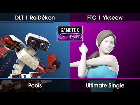 Gametek Night 2023.12 - RoiDékon (R.O.B.) Vs. Ykseew (Wii Fit Trainer) SSBU Ultimate Tournament