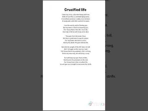 crucified life #poetry #life #jesus #poems #christianpoetry #follow #god god