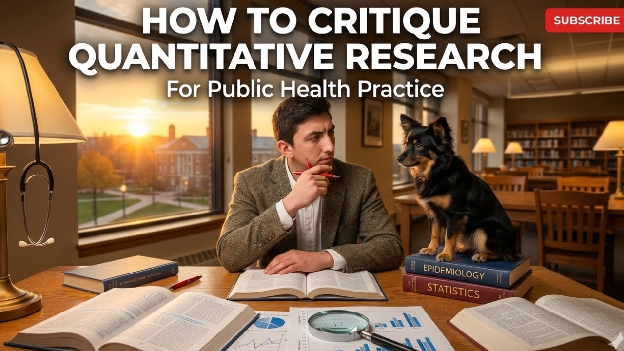 How to Critique Quantitative Research for Public Health Practice