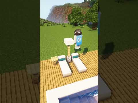 Minecraft Swimming Pool🏊 For Build and No Music #minecraft