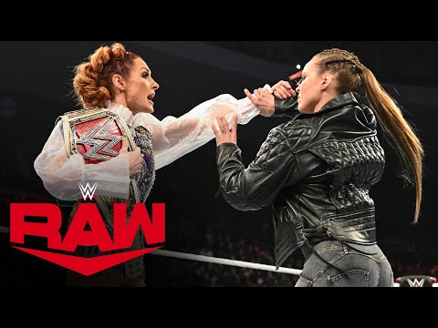 Ronda Rousey takes down Becky Lynch with WrestleMania decision looming: Raw, Jan. 31, 2022
