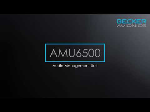 AMU6500: Becker Avionics latest digital audio system for fixed and rotary wings #intercom #avionics