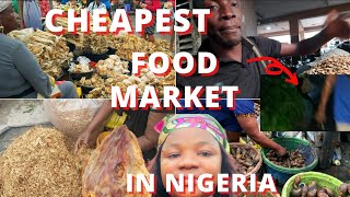 MIDNIGHT MARKET in Nigeria😮 FOOD so CHEAP HERE😲 | Starting FOODSTUFF BUSINESS  in 2022 |MARKET VLOG